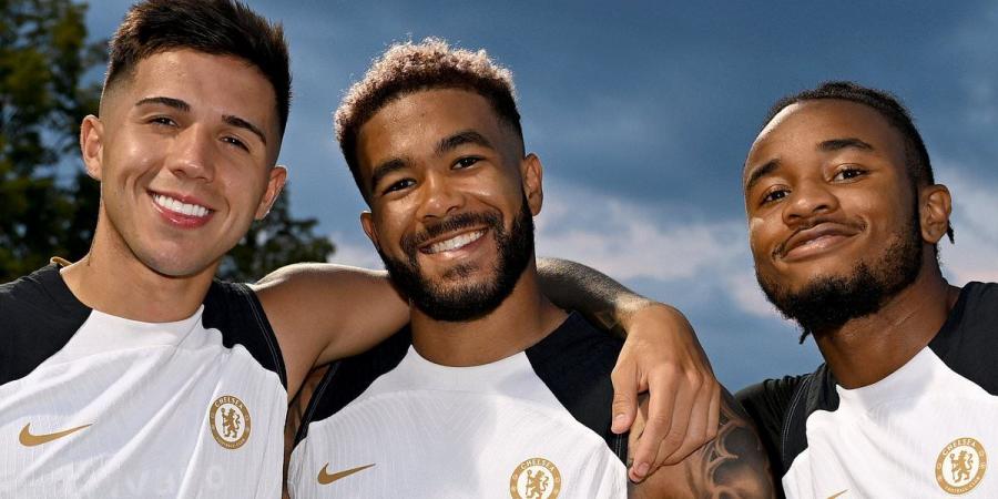 Chelsea fans are left in awe as footage reemerges of Reece James and Christopher Nkunku going head to head in shooting battle during training