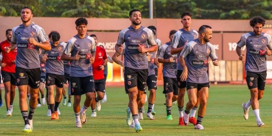 الأهلي يختتم استعداداته لمواجهة سيراميكا كليوباترا في الدوري