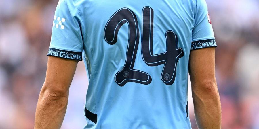 Fans brutally troll Manchester City for the font featured on their Community Shield kit - with one branding the unconventional typeface a 'DISGRACE' ahead of the curtain-raiser