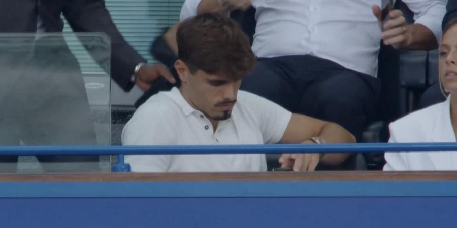 Pedro Neto spotted in crowd ahead of Chelsea's pre-season clash against Inter Milan... as the Wolves star closes in on £54m move to Stamford Bridge