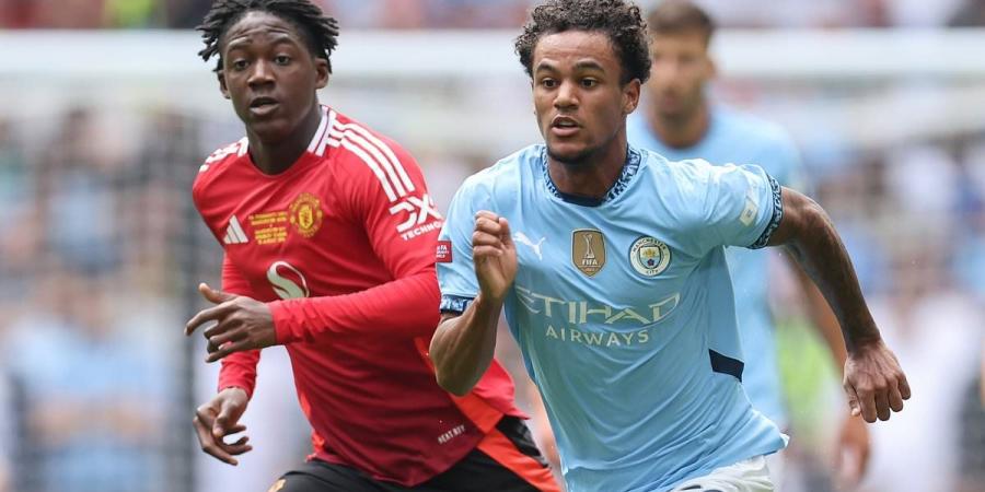 THE SHARPE END: Oscar Bobb hopeful of more Man City game time after his touching performance in the Community Shield... while stats suggest United are making progress