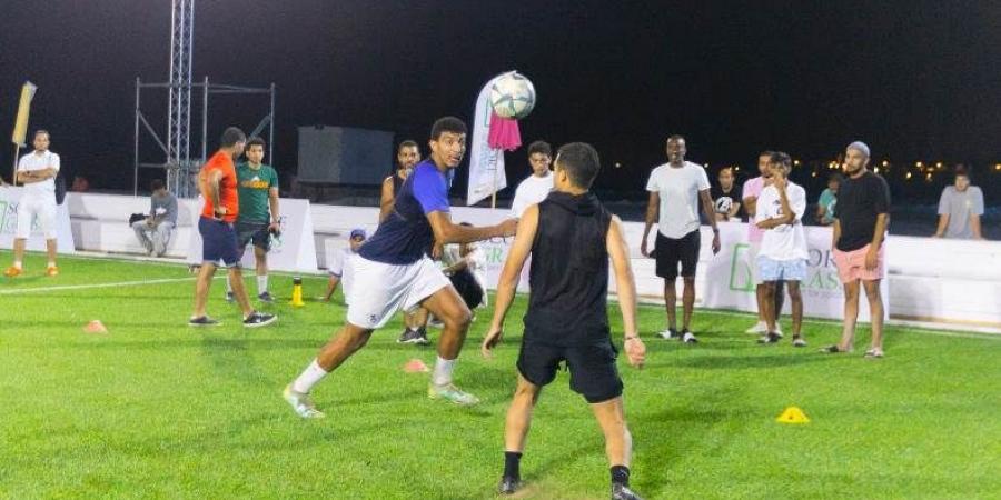 مهرجان العلمين الجديدة | ملعب "score grass" يستضيف بطولة "العلمين under 20" لكرة القدم