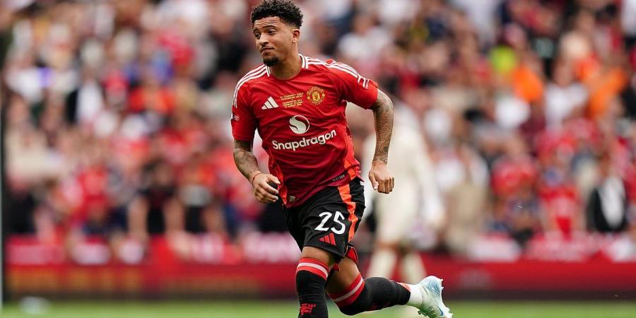 Jadon Sancho is LEFT OUT of Man United's squad against Fulham after being linked with move away - despite Erik ten Hag 'drawing a line' under their row