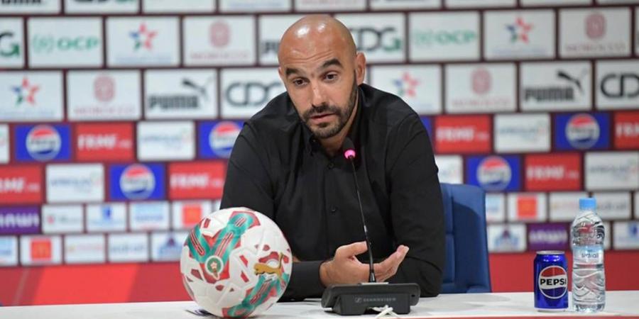 الركراكي: "المنتخب الأول ليس هو المنتخب الأولمبي وهناك اختلاف في المستوى بينهما"