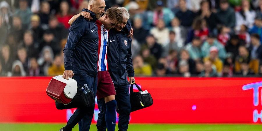 Martin Odegaard's injury timescale revealed as Arsenal learn severity of captain's ankle issue in update issued by Norway's doctor