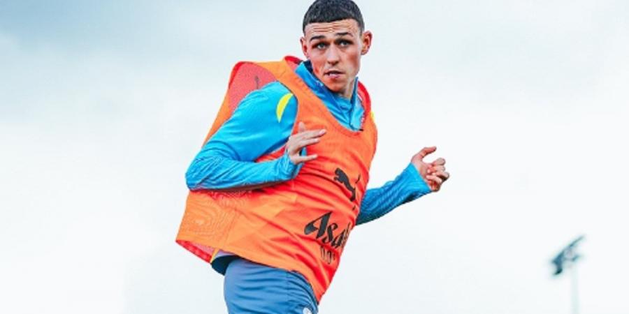 Phil Foden returns to training in major boost for Manchester City - after England star missed almost a month due to mystery illness