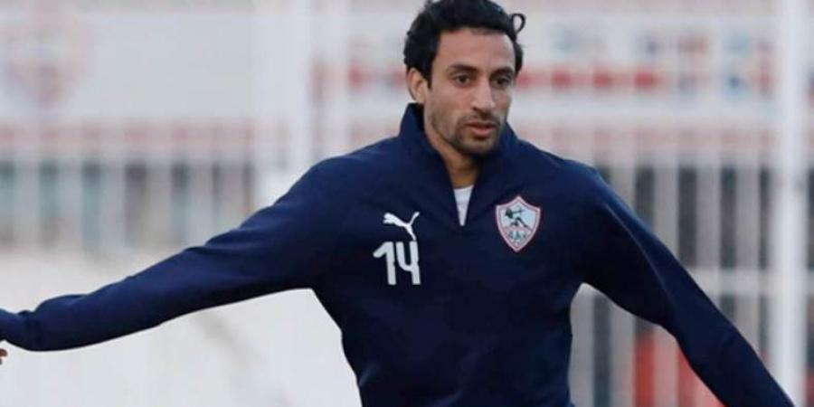 أيمن حفني يؤازر الزمالك في التدريب قبل السوبر الأفريقي