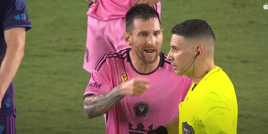 Lionel Messi furiously calls referee a 'mean-spirited son of a B****' after Inter Miami's 1-1 draw with Charlotte... but escapes a red card despite the heated post-match tirade