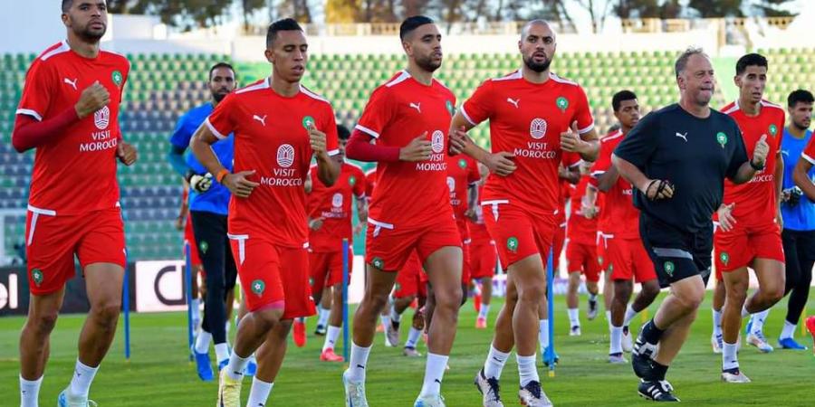 المنتخب المغربي يختتم تداريبه بالسعيدية تأهبا لمواجهة أفريقيا الوسطى