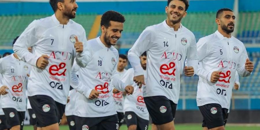 منتخب مصر يخوض أولى تدريباته باستاد الدفاع الجوي ويعلن تغيير موعد مباراة بتسوانا