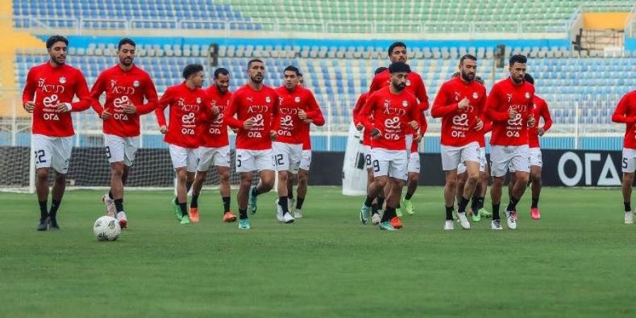 منتخب مصر يواصل تدريباته استعدادا لمواجهة بتسوانا في تصفيات أمم أفريقيا