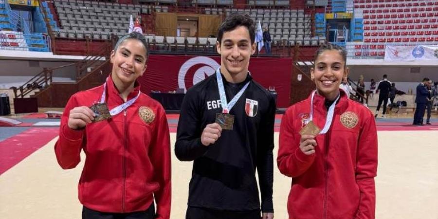 منتخب الجمباز الفني للناشئين يحصد 6 ميداليات متنوعة في بطولة البحر المتوسط