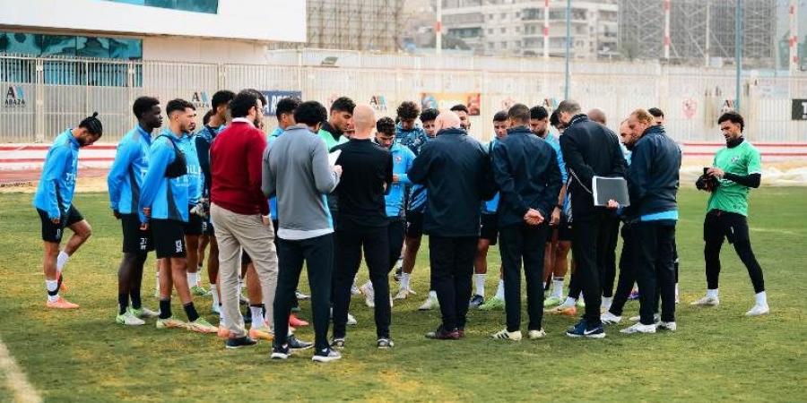 تفاصيل جلسة جروس مع لاعبي الزمالك استعدادا لمباراة الاتحاد السكندري