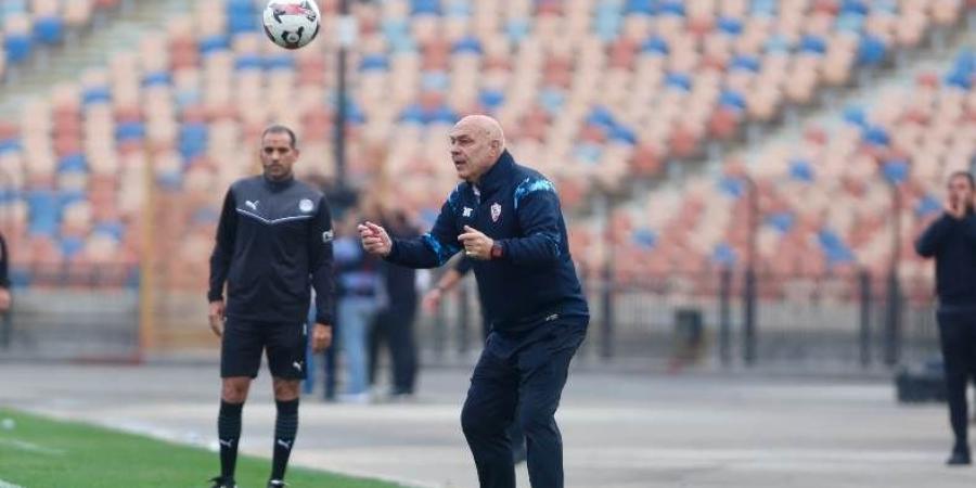 جروس يعقد مؤتمرًا صحفيًا للحديث عن مباراة الزمالك وإنيمبا في الكونفدرالية