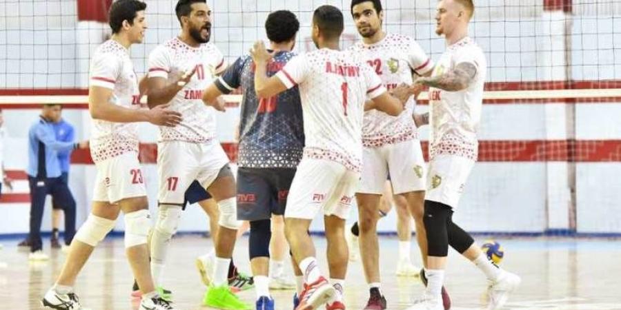 الزمالك يتأهل إلى نهائي البطولة العربية للطائرة على حساب الشرطة القطري