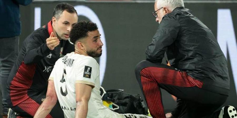 لاعبو نيس يدعمون محمد عبد المنعم بعد إصابته بقطع في الرباط الصليبي "صور"