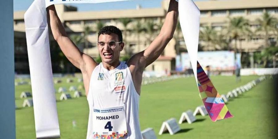 معتز وائل بطل الخماسي الحديث : هدفي القادم ميدالية في بطولة العالم للكبار