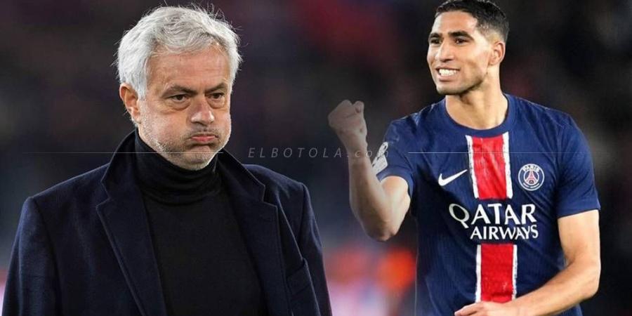 مورينيو يشيد بحكيمي على طريقته: "أحب امتلاك ظهير مثله لكن لا يوجد الكثير منه في العالم"