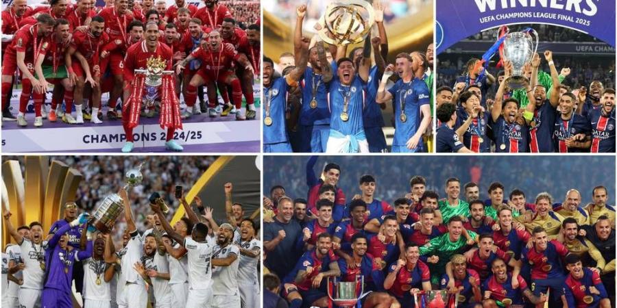 5 أندية تنافس على جائزة "أفضل فريق في العالم" لسنة 2025