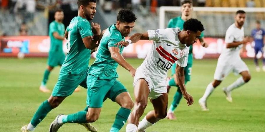 عمر جابر يُضيف الهدف الثاني للزمالك في مرمى المصري "فيديو"