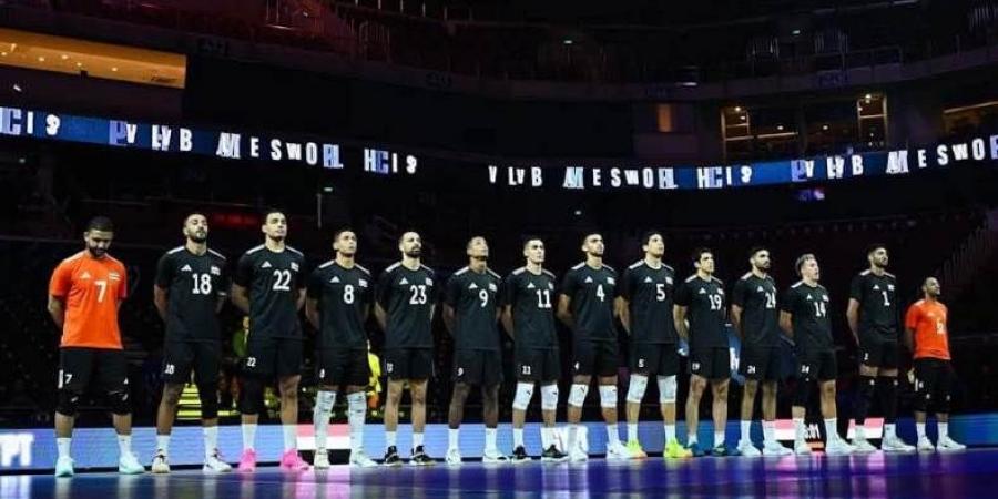 منتخب رجال الطائرة يواجه الفلبين في ثاني جولات بطولة العالم