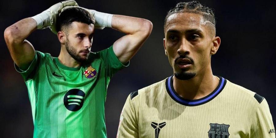 رسميا/ رافينيا يغيب لـ 3 أسابيع وغارسيا يبتعد عن الملاعب لـ 6 أسابيع