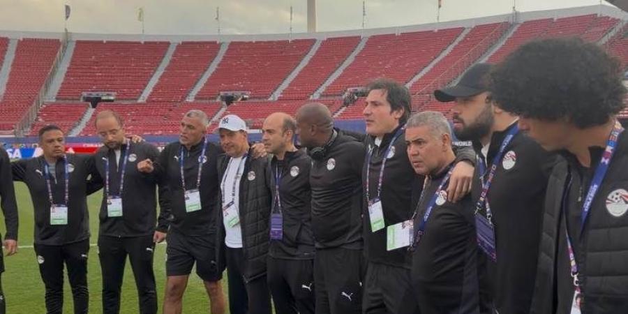 منتخب الشباب يؤدي تدريبه الرئيسي.. ويتفقد ملعب مباراة اليابان