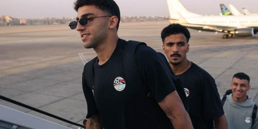 وصول بعثة منتخب مصر إلى المغرب "فيديو"