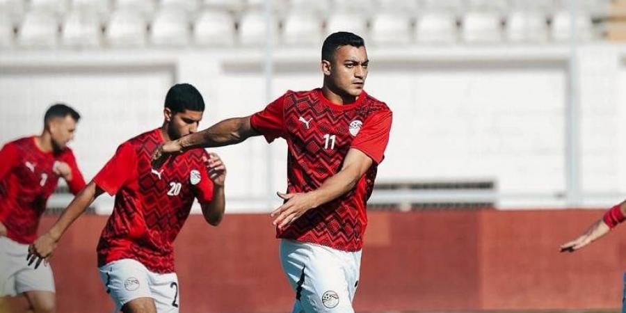 إحماء منتخب مصر قبل مواجهة جيبوتي في كأس العالم "فيديو"