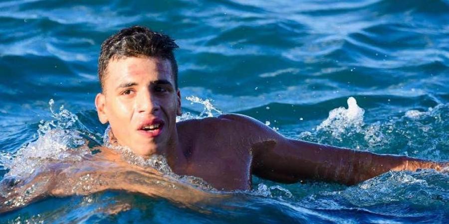زياد محمد : لم أتوقع تحقيق الذهبية في أول مشاركة لي ببطولة العالم لسباحة الزعانف