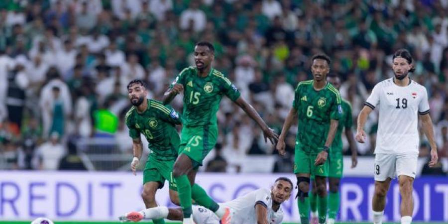 الشوط الأول.. التعادل يحسم قمة السعودية والعراق في تصفيات المونديال