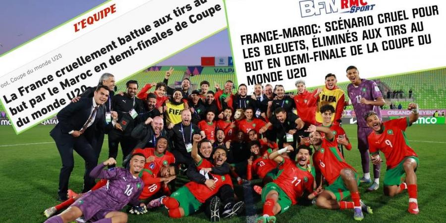 الإعلام الفرنسي بعد توديع "الديوك" مونديال الشباب على يد المغرب: "نهاية الحلم.. هزيمة قاسية ومؤلمة"