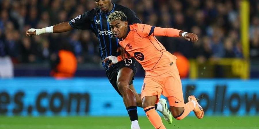تعادل مثير بين برشلونة وكلوب بروج بثلاثية لكل فريق في دوري أبطال أوروبا