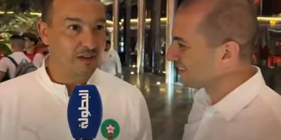 الجماهير المغربية تفاجئ اللاعبين في الدوحة و نبيل باها يشكرهم عبر "البطولة"