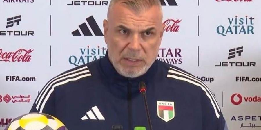 مدرب الإمارات قبل مواجهة مصر: ننافس أحد أفضل منتخبات البطولة ونتحدى ضغط المباريات