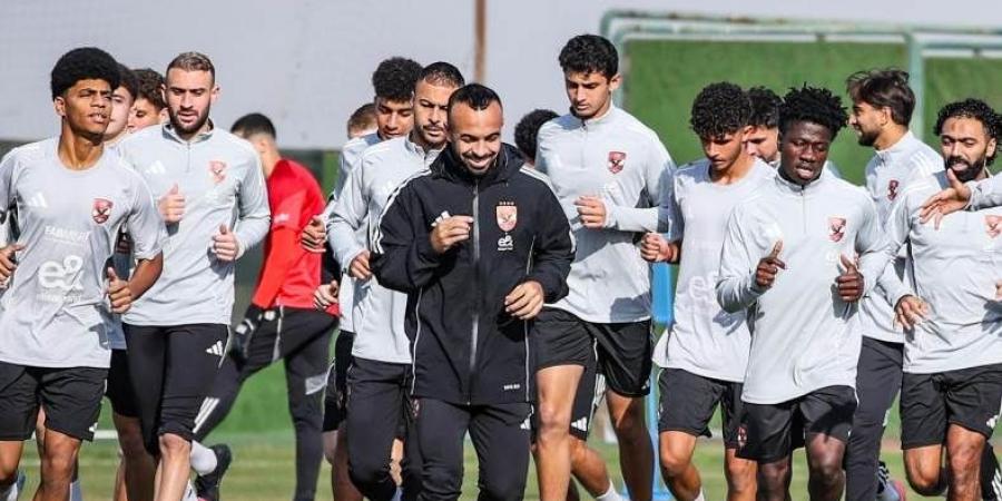 أفشة يشارك في تدريبات الأهلي قبل مواجهة غزل المحلة بكأس عاصمة مصر