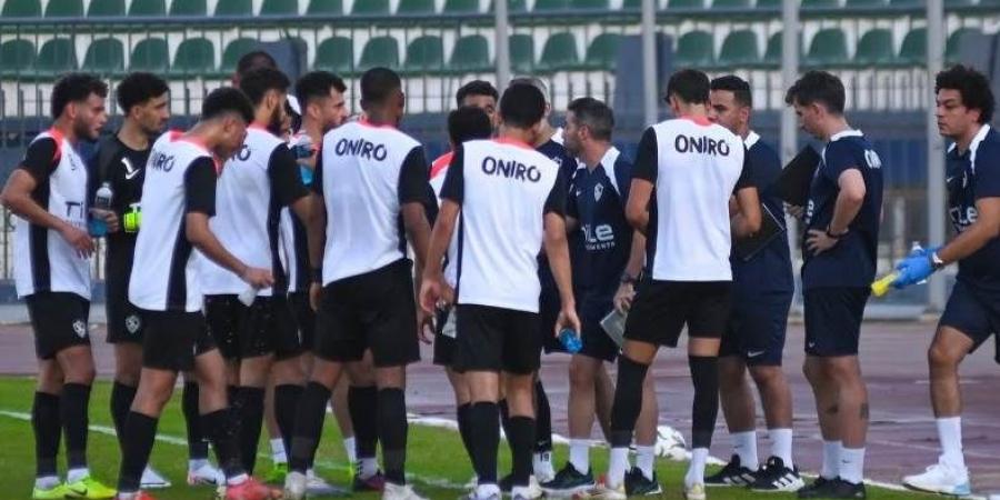 مران الزمالك ..تدريبات استشفائية للأساسيين ..وتصعيد علي عبد المجيد