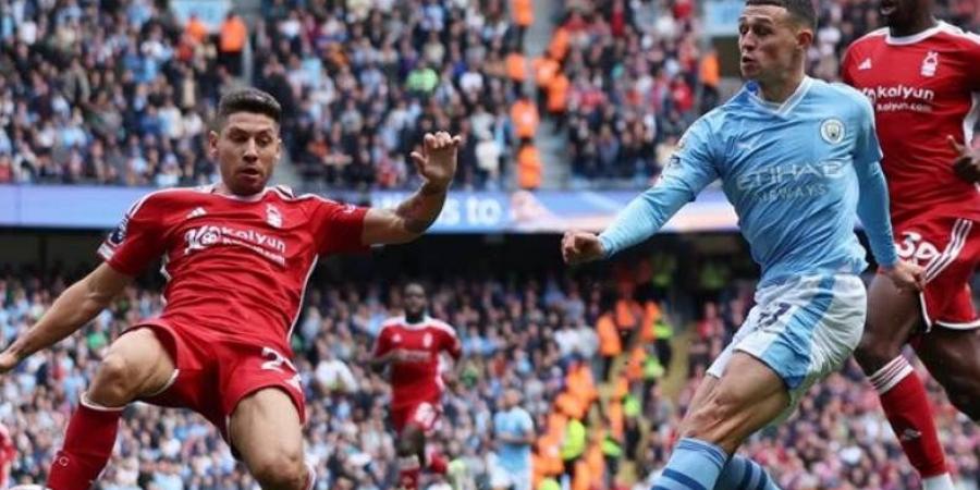 تشكيل مانشستر سيتي ضد نوتنجهام فورست في الدوري الإنجليزي
