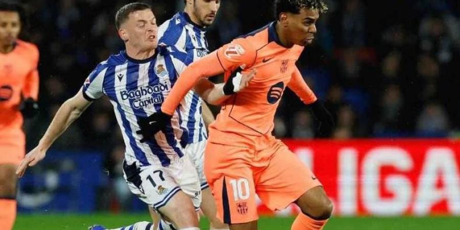 برشلونة يسقط في فخ الهزيمة أمام ريال سوسيداد.. ومنافسة صدارة الليجا تشتعل