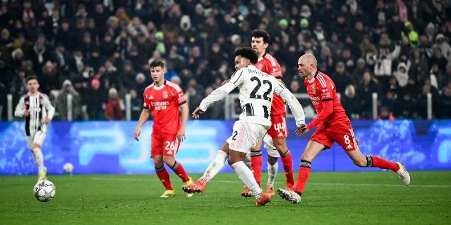 يوفنتوس يحقق فوزًا ثمينًا على بنفيكا في دوري أبطال أوروبا
