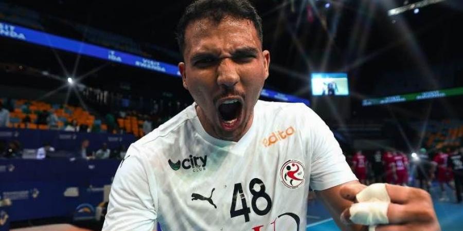 مهاب سعيد يحصد جائزة رجل مباراة مصر ونيجيريا ببطولة الأمم الإفريقية لليد