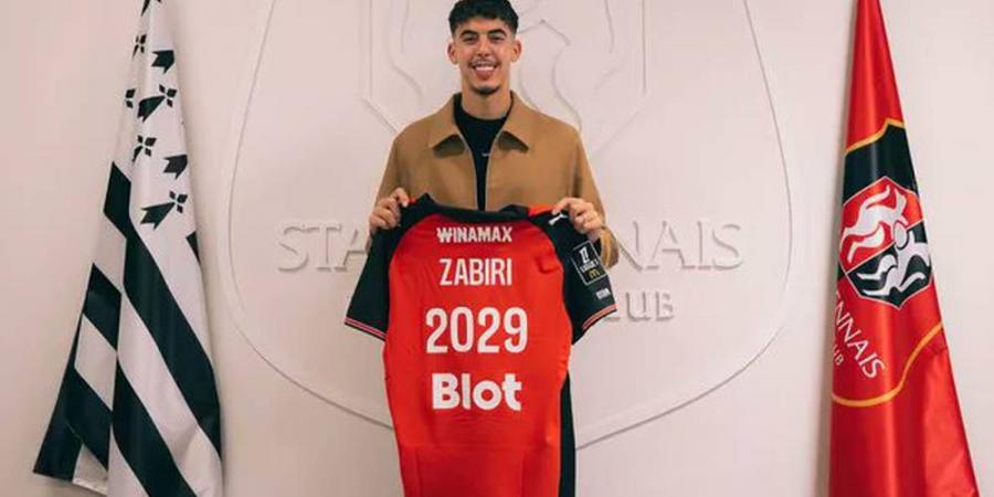 رسميا/ ستاد رين الفرنسي يعلن تعاقده مع الزابيري حتى 2029