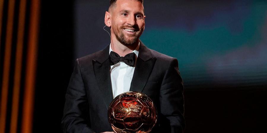 Lionel Messi wins his eighth Ballon d'Or award