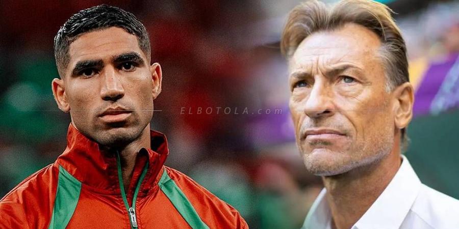 رونار: "لست من اكتشف حكيمي مع المنتخب المغربي بل هي شبكة الكشافين التي أنشأتها الجامعة"