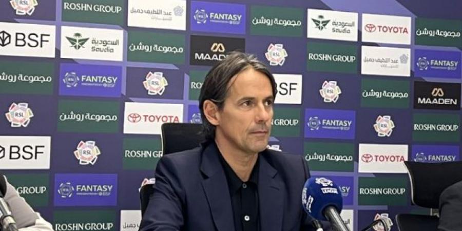 إنزاغي: فخور بجميع لاعبي الهلال.. وننتظر عودة المصابين