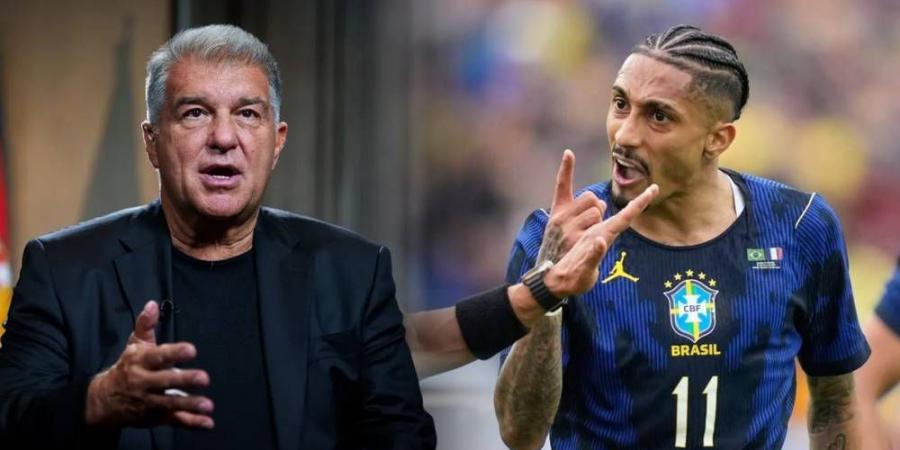 لابورتا يطالب "الفيفا" بمراجعة الأجندة الدولية عقب إصابة رافينيا