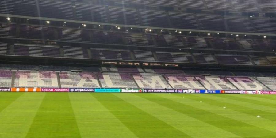 ريال مدريد يجهز "تيفو" يغطي الملعب بأكمله لاستقبال بايرن ميونيخ في دوري أبطال أوروبا